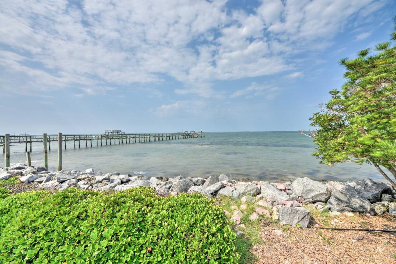 Waterfront Harkers Island Home Sunset View And Dock Екстериор снимка